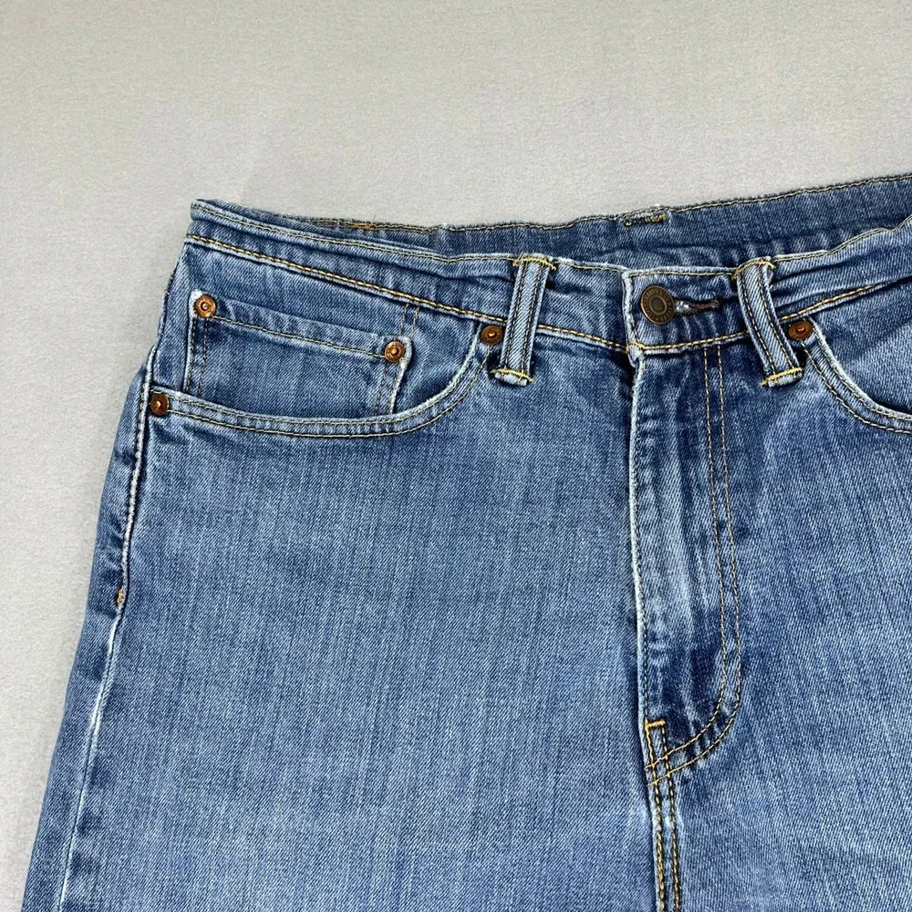 Levi's 511‎ Slim Fit Jeans Mens 34x30 Blue Medium Wash Distressed Denim